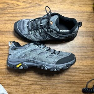Merrell J035855Z Moab 3 Waterproof Hiking Shoes Granite Black Sz 13